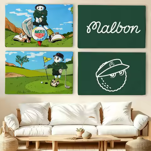 Fashion print M-Malbon flag For Living Room Home Dorm Decor Wall Outdoor Camping Party Banner Gifts 