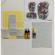 Combo of 20 tattoo needles + nibs + 2 A4 skins