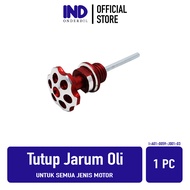 Penutup-Tutup Jarum Oli J001 CNC Variasi Jamur Flower Untuk Semua Jenis Motor-Universal Bebek-Matic-Sport Beat FI-F1-Pop-eSP-Street/Vario 110-125-150 Old-New LED/Mio-M3-Z-S-Sporty-Smile/X-Ride/Soul GT 115-New/Fino/Scoopy/Supra-X-125-Fit New/Jupiter