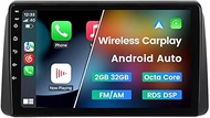 Android 12 Car Radio Stereo for Dodge Grand Caravan 2011-2020, Biorunn 9" Octa Core Built-in Wireless Carplay Android Auto GPS Navi IPS BT FM AM RDS DSP, 2GB RAM 32GB ROM
