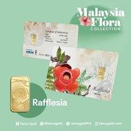 Tamu Gold (1 gram) (Au 999.9) 24K - Malaysia Flora Collection