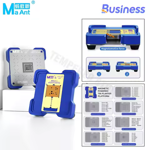 MAant C1 Magnet Tin Planting Platform For iPhone A8-A17 QUALCOMM HS EMMC Motherboard CPU BGA Welding