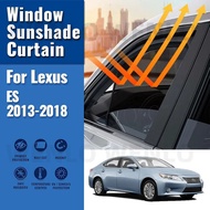 Car Side Window Sun Shades For LEXUS ES350/ES300H/ES200/ES250 2013-2018 Car Window SunShade UV Prote