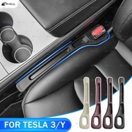 2PCS For Tesla Model Y 3 X S 2016-2024 Plug Strip Side Seam Car Filler Leak Proof Seat Gap Storage O