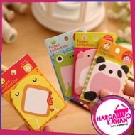 Isi 2 Pcs Post It note motif Binatang (a18k)