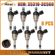 6PCS 35310-3C560 353103C560 Fuel Injector Assembly For Hyundai Genesis Coupe For Kia 353103C560 High