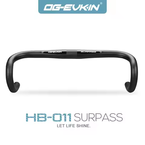 OG-EVKIN Carbon Handlebar Road Bike Drop Bar Bicycle Handlebar Road Bike Handlebar 31.8MM 360/380/40