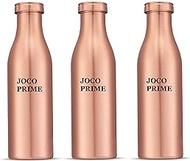 JOCOPRIME Copper Set - 3 Bottle 1000ml-ARTIST Series Design, Benefit Yoga Ayurveda Storage Water Home Hotel Restaurant Tableware Drinkware Gift Pack Set Anniversary Party Box.