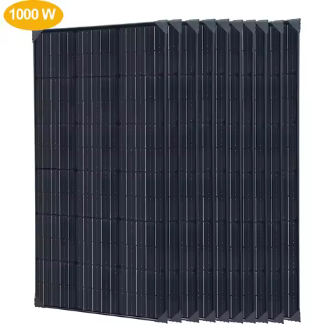 100W - 1000W Panel Solar 100 Watt 12 Volt High Efficiency Monocrystalline Solar Panel Cell PV Module