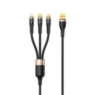 AWEI CL-230 一拖三充電線 USB to Type-C+Lightning+Micro
