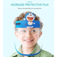 Face Shield Pelindung Muka Kanak - Kanak Eye Protection for Students Face Shield Included Glasses Fr