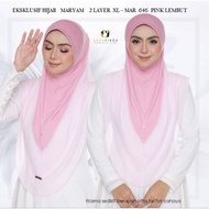 🌹TUDUNG MARYAM - SAIZ XL🌹TUDUNG 2 LAYER - EKSKLUSIF HIJAB EZZUFIRDA