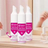 Acetone-Free Nail Glue Remover 10ML – 3/5pcs with Vitamin E, Fast-Penetrating Pry-Cap – Works on All