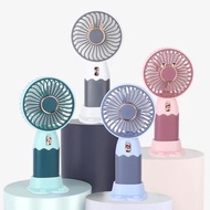 Portable Mini Fan USB Mini Fan Strong Wind Cooling Rechargeable Mini Handheld Fan With Cellphone Holder - Cute Character Fan - Mini Hand Fan - Mini Hand Fan