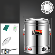 Electric Water Boiler Water Boiling Barrel Cooking Soup Bucket Stainless Steel Heating Insulated Bar