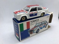 Tomy tomica 藍盒 f11 2-1 flat abarth 131 total rally Japan 日本製