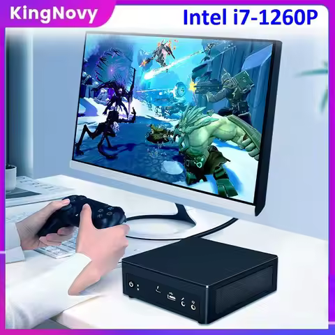Kingnovy 12th Gen Mini PC i7 1260P i5-1240P Thunderbolt 4 Windows 11 Gaming desktop 2*DDR4 NVMe SSD