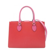 【二手】Gucci GUCCI 手提包 2WAY 409531RED/粉紫色皮革雙肩包 女士二手 A