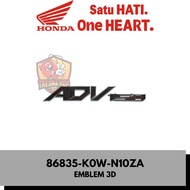86835-K0W-N10ZA EMBLEM 3D ADV 150 K0W ORIGINAL | 3D EMBLEM ADV150 TYPE1 86835K0WN10ZA