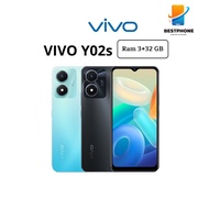 Vivo Y02s (3+32GB) โทรศัพท์มือถือวีโว่ แบตเตอรี่ 5000 mah