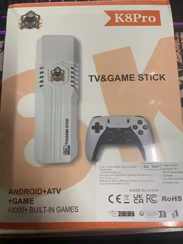 NEW K8pro Professional Video Game Console Stick H313 Quad Core Chipset mini Box and Gaming Dual Syst