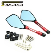 SEMSPEEDรถจักรยานยนต์ด้านข้างกระจกมองหลังดูReaviewsสำหรับYamaha YZF R1 R3 R25 R6 R15 V1 V2 V3 Aerox