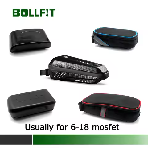 BOLLFIT Ebike Controller Bag Front Frame Solid Bicycle Box Waterproof Large Capacity For Ebike Conve