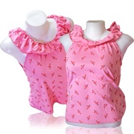 HM KIDS OFF-SHOULDER PINK FLAMINGO Printed Design Top Fashion