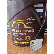 Mannol Racing+Ester 10w-60*100 last Offer* (1L&4Liter)*New Packing Fully Synthetic 15000km Engine Oi
