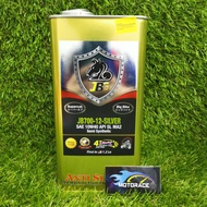 JETRON ENGINE OIL SAE 10W40 SL SEMI SYNTHETIC MA2 4T MINYAK HITAM