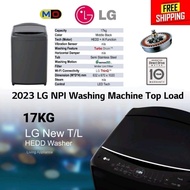 2023 LG NPI Washing Machine Top Load Smart Invertor 17KG TV2517SV3B