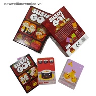 NEW 1 Box Fun Card Game Sushi Go Family Gathering Board Game Card Sushi Go Party Card Games Roll Cre