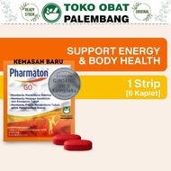 PHARMATON GO 6 KAPLET KESEHATAN TUBUH MULTIVITAMIN MINERAL SWISS FORMULA MULTIVITAMINS parmaton VIT