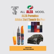 [Perodua ALZA] Aikka 2IN1 Touch Up Pen Scratch Touch Up Tool D.I.Y Calar Cat Kereta