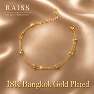 18K Bangkok Gold Plated Anklet for women