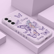 Line Butterfly Phone Case For Vivo Y400 Y100 Y05 Y04 Y39 Y29 Y19S Y28 Y76 Y36 Y72 Y50 Y22S Y21 Y20 Y