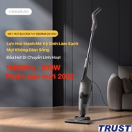 Máy hút bụi cầm tay Deerma DX120C đen lực hút 16000pa 600W phiên bản mới 2025 - Chính Hãng