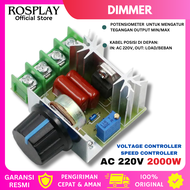 Dimmer AC 220 Volt 2000 Watt / Dimmer SCR 2000W Motor Speed Controller 220V AC PWM Regulator