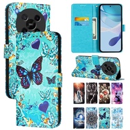 Casing For Nubia V70 Max Case Fashion Painted Flip Phone Case for ZTE Blade V70 Max Case ZTE Blade V