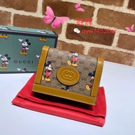 GUCCI Gucci Bag Female Bag GUCCI Gucci Disney x Gucci Card Holder602534Card Bag Female Bag Coin Purs