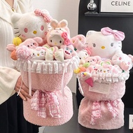 【Fast shipping】hello kitty Doll Bouquet flower bouquet 畢業花束 永生花 Birthday, Christmas, graduation gift