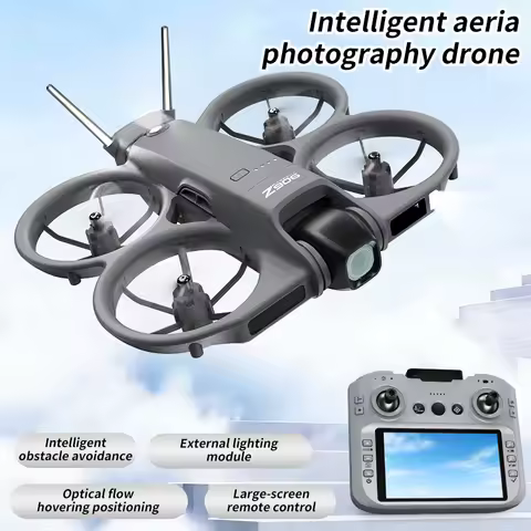 Xiaomi Z906 Drone 4K HD 4.3-inch Large Screen Aerial Intelligent Avoiding Obstacle Remote Control Fo