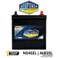 Otopower NS40ZL 38B19L/40B20L/ 46B20L  Maintenance Free Battery (Bateri Kereta)suitable for #PERODUA