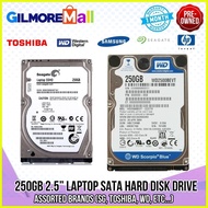 ♞,♘Assorted 2.5" LAPTOP SATA HARD DISK DRIVE 120Gb,160Gb, 250Gb, 5400RPM | Gilmore Mall