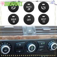 SHOUOUI Air Conditioning Panel Switch Replacement Parts Applicable for BMW 5-series E60 High-Quality Knob Cover