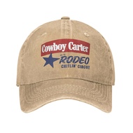 Beyonce Cowboy Carter Rodeo baseball cap vintage distressed denim washed