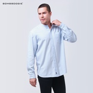 Bombboogie Kemeja Koko Pria Makata Baby Blue 24921B5BB