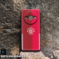 NEWEST REDMI A3 SOFTCASE 2024 | CASING PRO CAMERA | Flexible material | TB24 | FOOTBALL CLUB MOTIF |