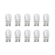 10PCS 7443 Clear Glass Brake Light Bulbs with High Temperature Resistance