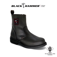 Black Hammer Men 4000 Series Mid cut with  Zip Safety Shoes BH4664